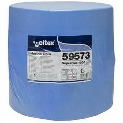 * Celtex industriālais papīrs Superblue 3 kārtas 360m 1000 loksnes zils (1/36) $