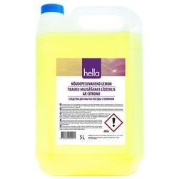 * HELLA LEMON trauku mazgāšanas līdzeklis 5L (120) $