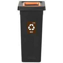Atkritumu kaste 53L FIT BIN BLACK brūna bio atkritumiem