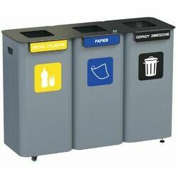 Atkritumu kaste MODULAR BIN 3x75L