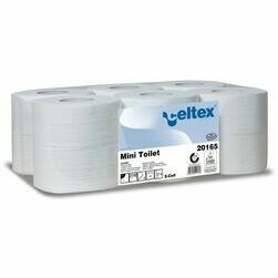 Celtex tualetes papīrs Mini Prof  2 kārtas 160m balts (12/624) $