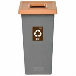 Waste bin 75L FIT BIN GREY brown for bio waste