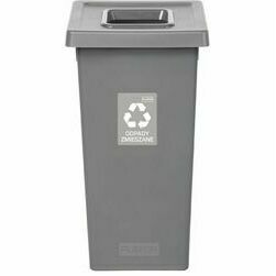 Waste bin 75L FIT BIN GREY grey for other waste